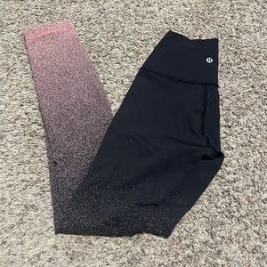 Pink Spotted Lululemon Leggings